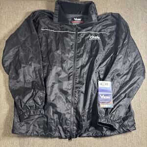 Viking Windogo Men’s Full Zip Windbreaker CINTAS 2XL Black NWT